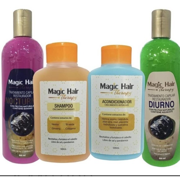 Magic Hair Therapy Sh Acond Crecimiento Intensivo Diurno Nocturno.